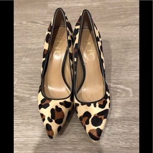 BCBG Leopard Pumps